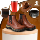 Kit Bota Masculina Adventure + Brindes