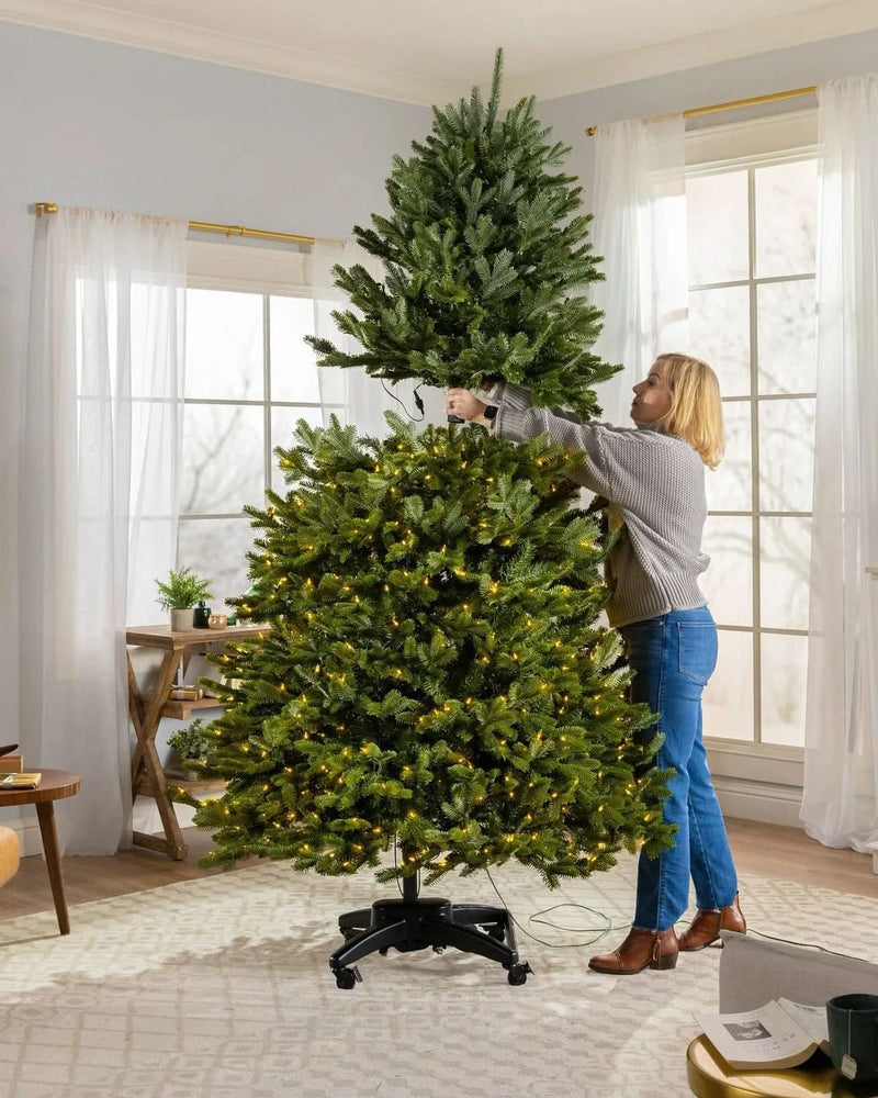 Árvore de Natal  e Micro LEDs Embutidos